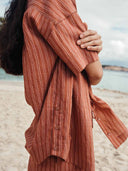 Gestreepte blouse santos