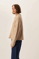 Gebreid vest met kraag anouka