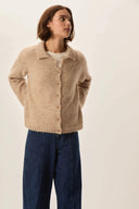 Gebreid vest met kraag anouka