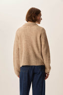 Gebreid vest met kraag anouka