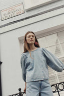 Licht denim top laya