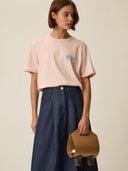 Lichtroze shirt met opdruk jerem