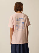 Lichtroze shirt met opdruk jerem