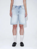 Lichtblauwe denim short asra