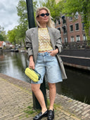 Lichtblauwe denim short asra
