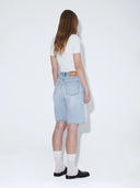 Lichtblauwe denim short asra