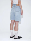 Lichtblauwe denim short asra