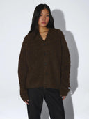 Grof gebreid vest dig d cardigan