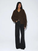 Grof gebreid vest dig d cardigan