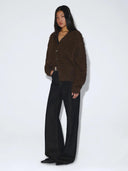 Grof gebreid vest dig d cardigan