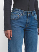 Donkerblauwe jeans rhue