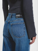 Donkerblauwe jeans rhue