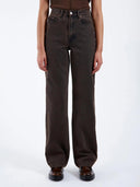 High waist jeans echo tar jet brown 34