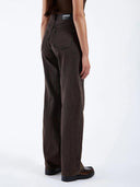 High waist jeans echo tar jet brown 34