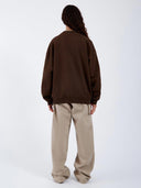 Donkerbruine sweater kenan sweatshirt