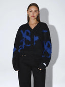 Grof gebreid vest dig d cardigan