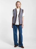 Lichtblauw gilet bobby