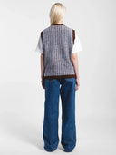 Lichtblauw gilet bobby