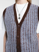 Lichtblauw gilet bobby