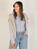 Lichtblauwe longsleeve nicola