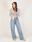 Lichtblauwe longsleeve nicola