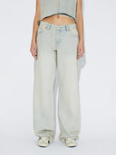 Lichte low waist jeans hill