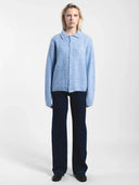 Lichtblauw vest quillion