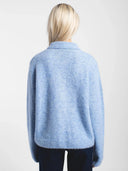 Lichtblauw vest quillion