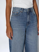 Straight leg jeans donna high relaxed