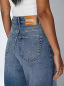 Straight leg jeans donna high relaxed