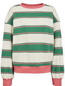Ecru gestreepte sweater nulappi