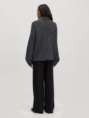 Donkergrijze trui beth jumper