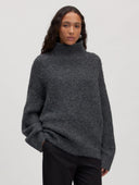 Donkergrijze trui beth jumper