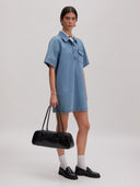 Denim mini jurk asta