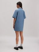 Denim mini jurk asta