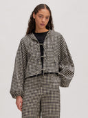 Geblokte blouse lisanne