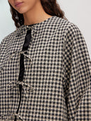 Geblokte blouse lisanne