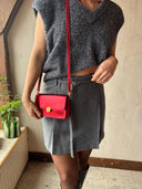 Grijze mini rok lexa