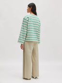 Gestreepte longsleeve verlee
