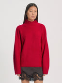 Rode oversized trui beth