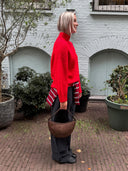 Rode oversized trui beth