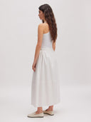Witte balloon rok juliet
