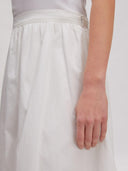 Witte balloon rok juliet