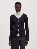 Zwarte cardigan davi