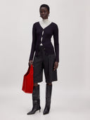 Zwarte cardigan davi