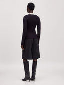 Zwarte cardigan davi