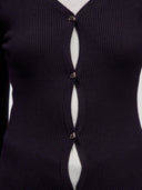 Zwarte cardigan davi