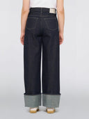 Donkerblauwe denim jeans w' bonnie pant