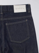 Donkerblauwe denim jeans w' bonnie pant