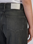 Donkergrijze wide-leg jeans w' olivia pant 32